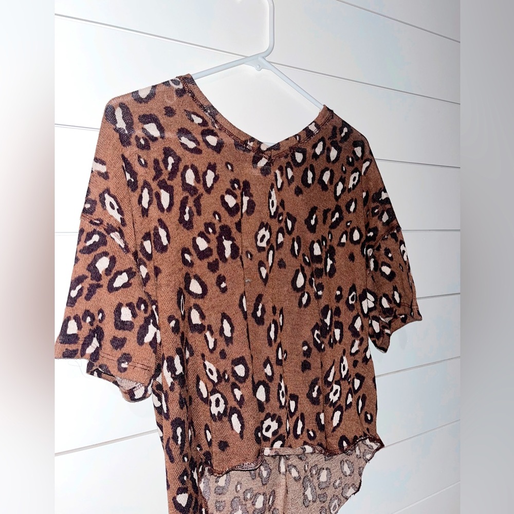 soft cheetah print shirt